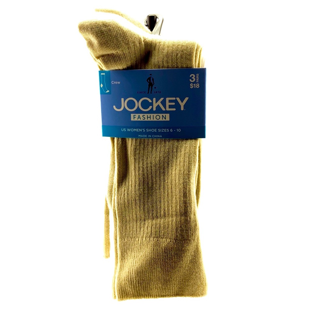 Jockey Crew Socks Set of 3 Pair Women's SZ 6-10
